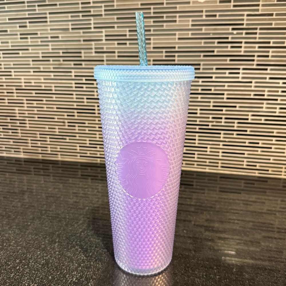 NWT Starbucks Blue and Purple Gradient Tumbler